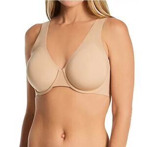 Le Mystère Women's Natural Smooth Shape Unlined Underwire Bra Size 34DD NWT